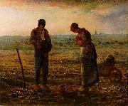 Jean-Franc Millet The Angelus USA oil painting artist